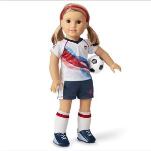 American Girl Doll Team USA Soccer Outfit